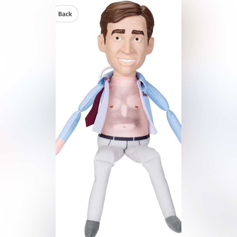 New Seal The 40 Year Old Virgin Andy ShelfTalkers Pull String Doll . - Picture 5 of 14